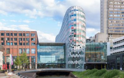 Aanzicht van het hotel op Hoog Catharijne